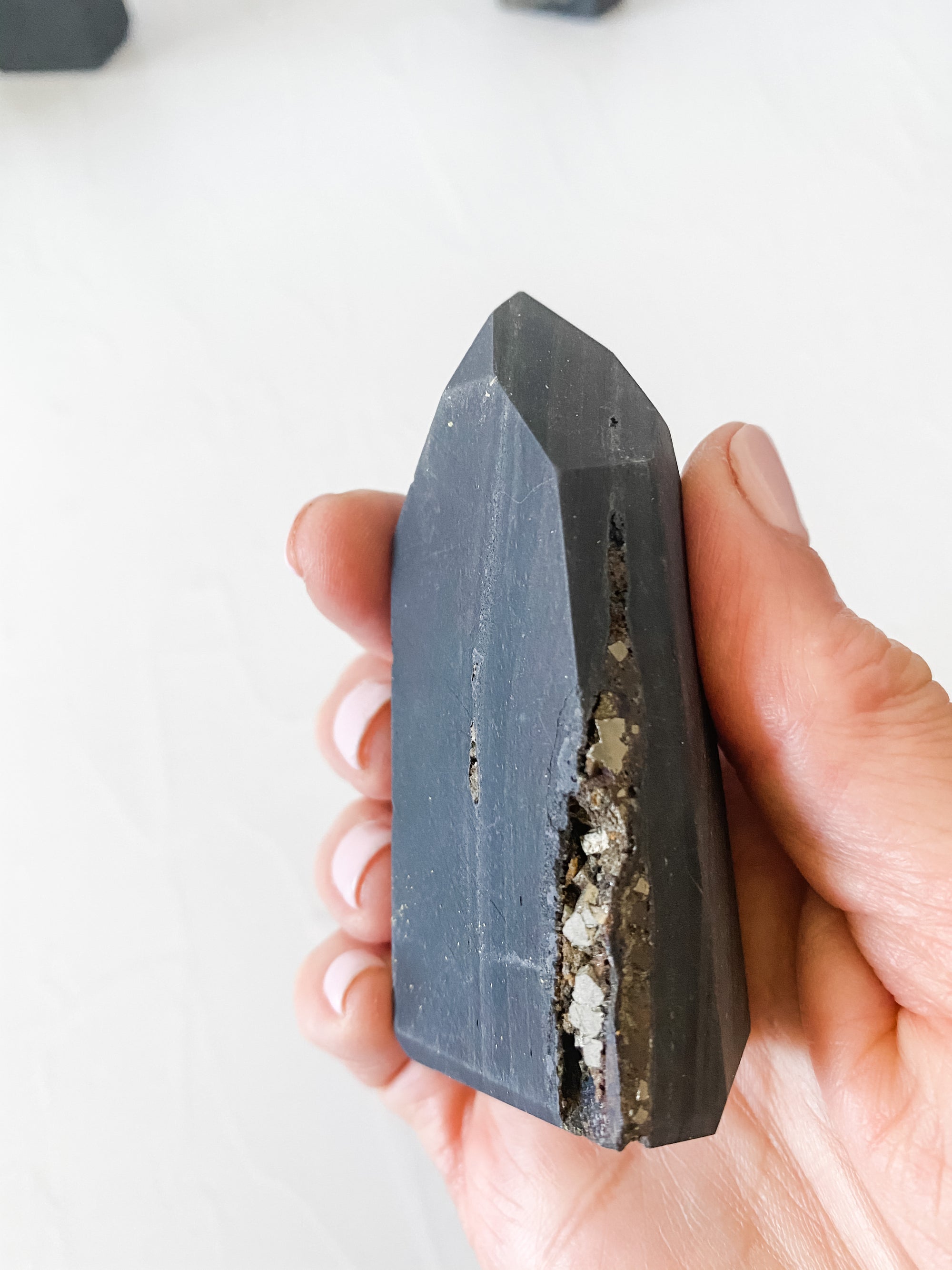 Black Basalt + Coco Pyrite Towers