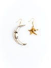 Emerging Moon + Lucky Star Collaboration Earrings