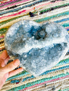 Celestite heart