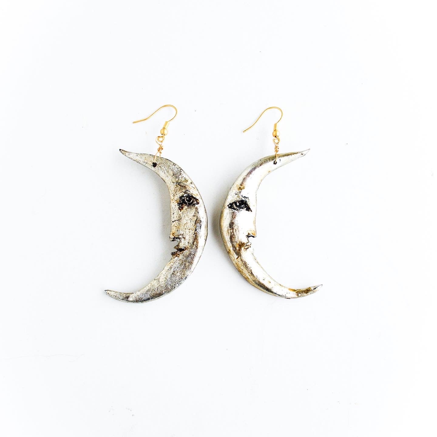 Emerging Moon + Lucky Star Collaboration DOUBLE MOON Earrings