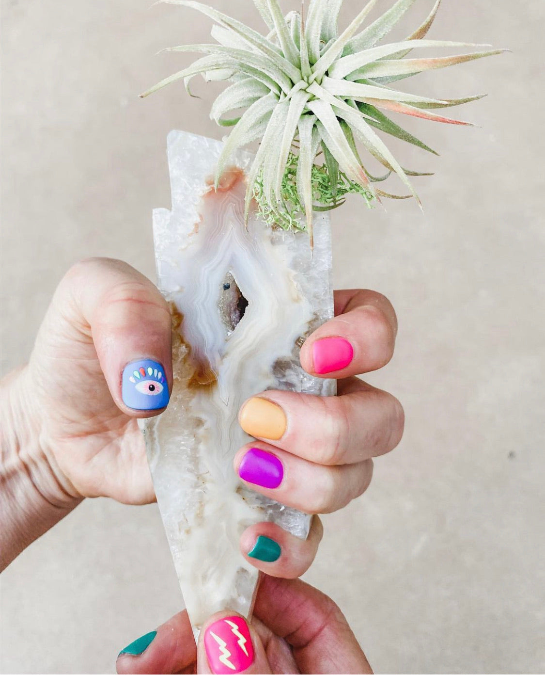 Lightening Bolt Geode