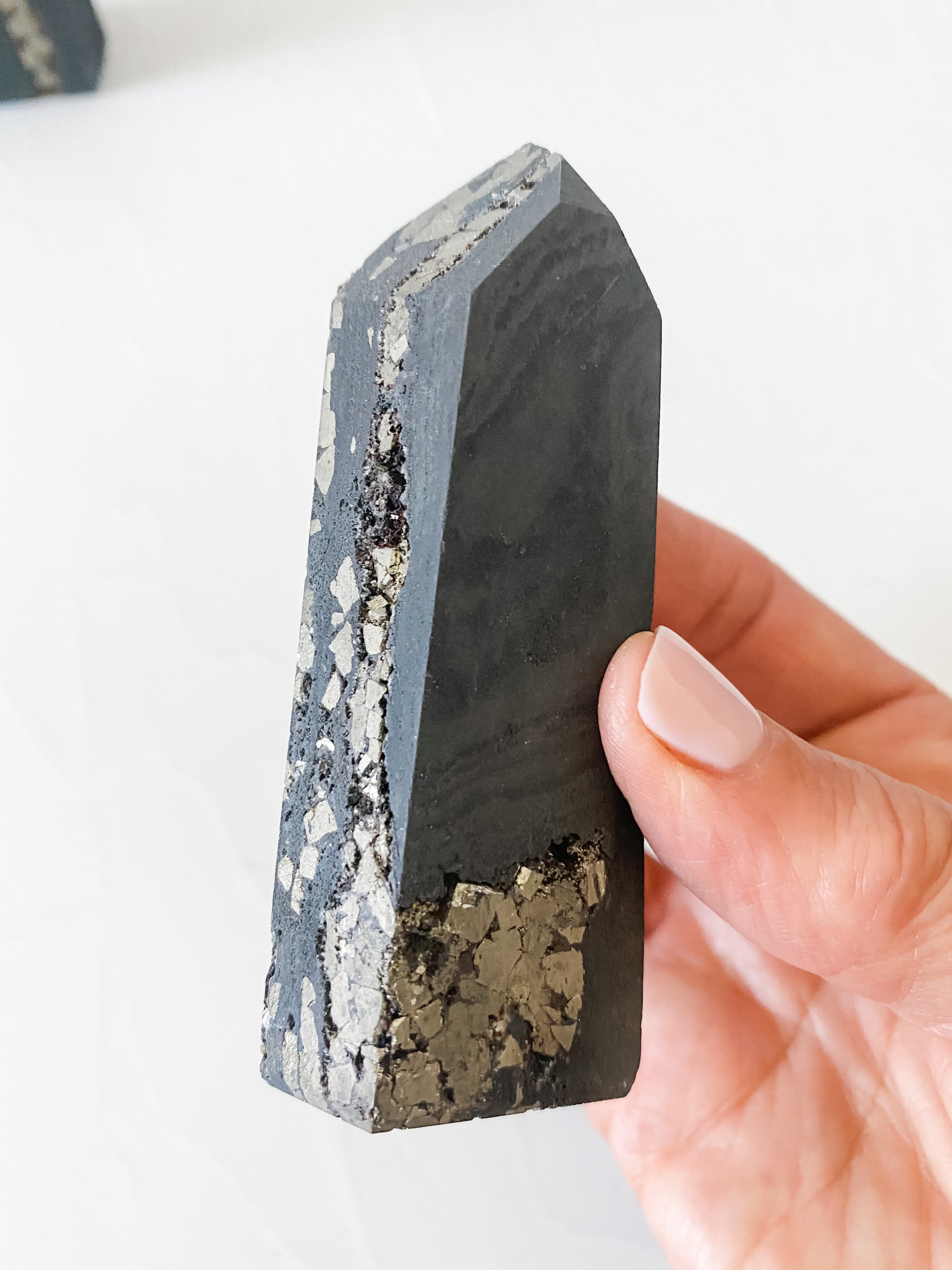 Black Basalt + Coco Pyrite Towers